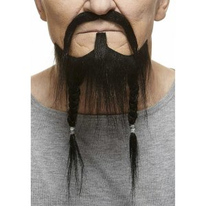 Viking Beard and Moustache | Black