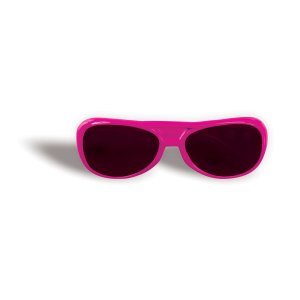 Neon Pink Rocker Glasses