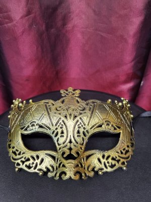 Crowned Gold Eye Mask