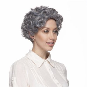 Mom Wig Grey