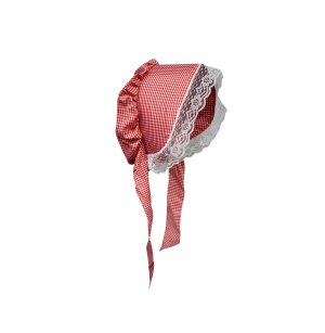 Red Floral Bonnet