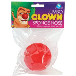 Jumbo Sponge Clown Nose