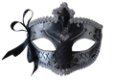 Black and Silver Decorative Mask