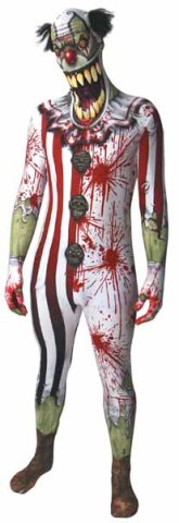 Zombie Clown Jaw Dropper Morphsuit | Medium