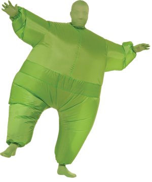 Green Inflatable Man