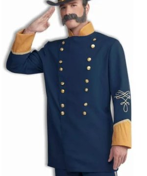 American Civil War Union Officer Jacket | Adult One Size Fits Most