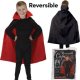 Child Reversible Cape | Black and Red