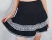 Navy Zipper School Girl Skirt | Large