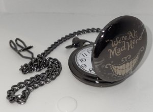 Disney Alice in Wonderland Cheshire Cat Pocket Watch