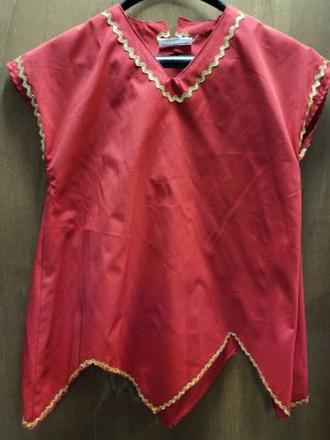 Red and Gold Elf Tunic