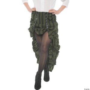 Green SteamPunk Skirt | Medium