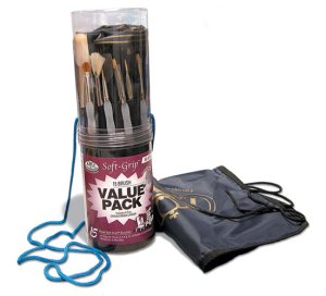 Soft Grip 15 Piece Brush Set