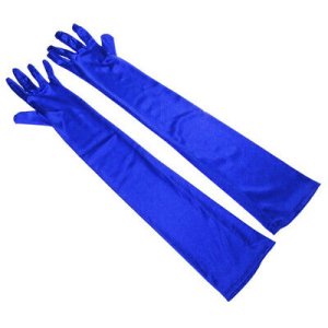 Long Gloves Blue