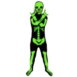 Morph Skeleton Glow In The Dark Kids Large