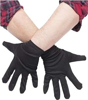 Plus Short Gloves | Black