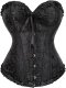 Black Paisley Corset | Plus 1X Black Paisley Corset | Plus 1X