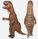 Inflatable Brown T Rex | Child One Size