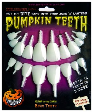 Wolfe Pumpkin Teeth Buck Glow