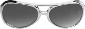 Rock N Roll Glasses | Silver