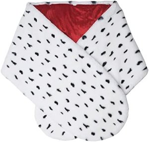 Faux Dalmatian Stole