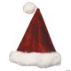 Adult Santa Velvet Hat | Burgundy