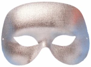 Silver Half Mask