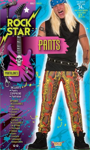 Rock Star Snake Print Pants