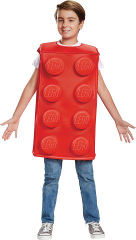 Red LEGO Brick Costume