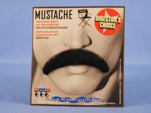 Bad Guy Moustache Grey