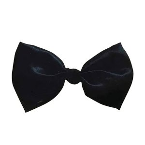 Elastic Strap Bow Tie | Black