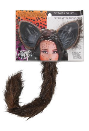 Brown Cat Ears and Tail Set