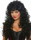 Long Curly Wig Black