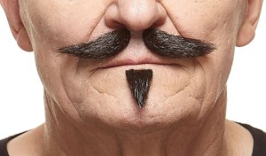 Devil Moustache and Beard | Black