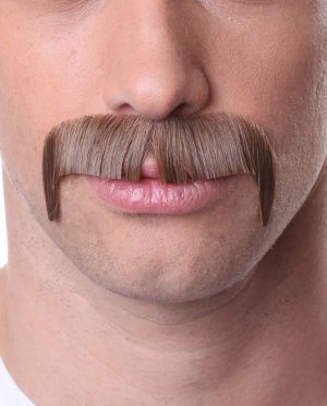 Ringo Star Moustache | Brown