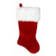 X-Large Christmas Stocking with Faux Fur Trim