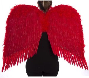 Angel Feather Wings | Red