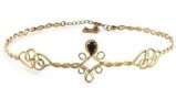 Gold Circlet with Black Gem