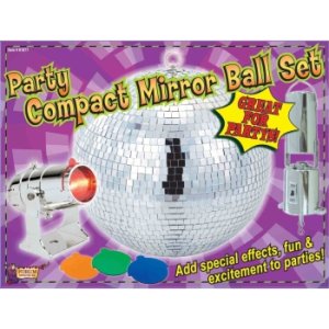 Party Compact Mirror Ball Set