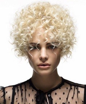 Short Curly Wig | Blonde