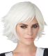 Feathered Cosplay Wig| White