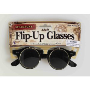 Steampunk Flip Glasses