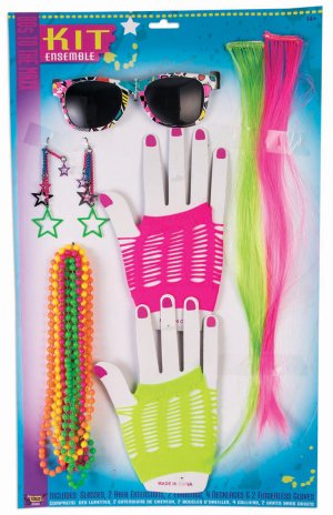 80\'s Neon Accessory Set