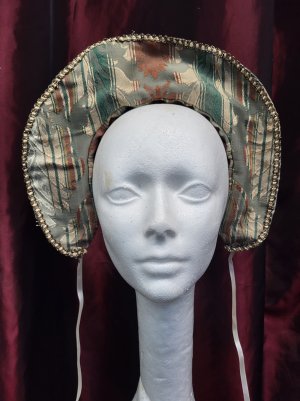 Green Floral French Hood