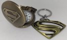 DC Superman Pocket Watch and Key Chain