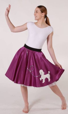 1950\'s Poodle Skirt | Purple