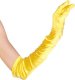 Long Satin Gloves | Yellow