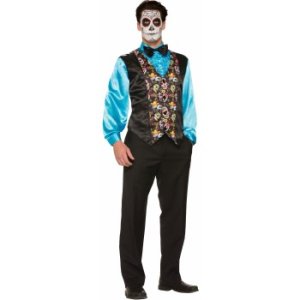 Day of the Dead Vest Adult