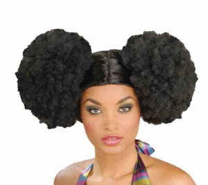 Disco Queen Afro Bunwig