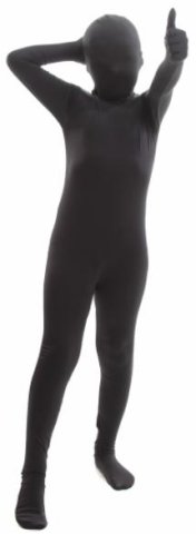 Morphsuit Kids Black Large