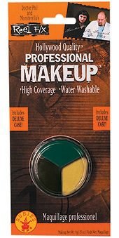 Professional Green, Black and Gold Makeup